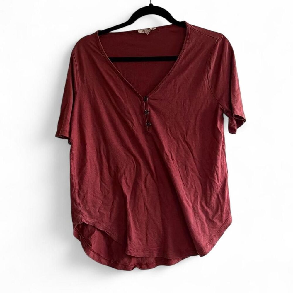 Madewell Women's Burgundy Shirt